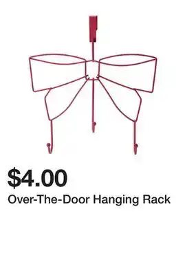 Five Below Over-The-Door Hanging Rack offer