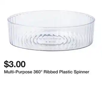 Five Below Multi-Purpose 360° Ribbed Plastic Spinner offer
