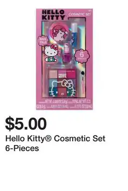 Five Below Hello Kitty Cosmetic Set 6-Pieces offer