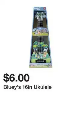 Five Below Bluey's 16in Ukulele offer