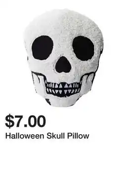 Five Below Halloween Skull Pillow offer