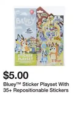 Five Below Bluey Sticker Playset With 35+ Repositionable Stickers offer