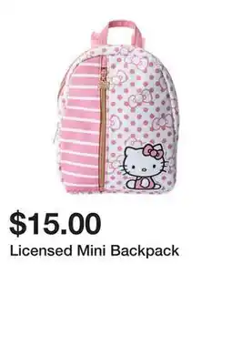 Five Below Licensed Mini Backpack offer