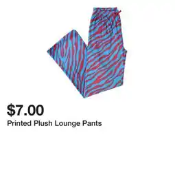 Five Below Printed Plush Lounge Pants offer
