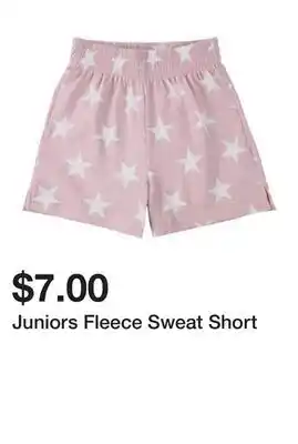 Five Below Juniors Fleece Sweat Short offer