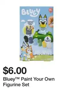 Five Below Bluey Paint Your Own Figurine Set offer