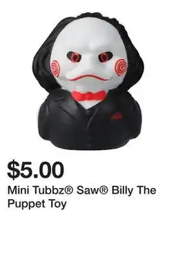 Five Below Mini Tubbz Saw Billy The Puppet Toy offer