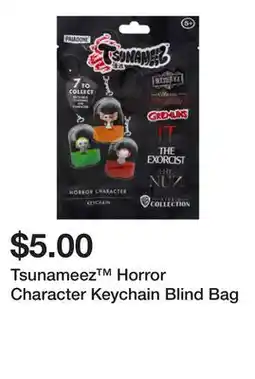 Five Below Tsunameez Horror Character Keychain Blind Bag offer