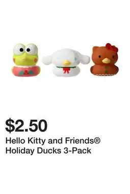 Five Below Hello Kitty and Friends Holiday Ducks 3-Pack offer