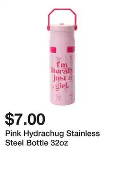 Five Below Pink Hydrachug Stainless Steel Bottle 32oz offer