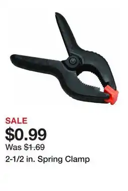 Harbor Freight Tools 2-1/2 in. Spring Clamp offer