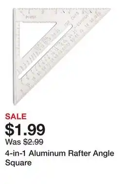 Harbor Freight Tools 4-in-1 Aluminum Rafter Angle Square offer