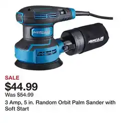 Harbor Freight Tools 3 Amp, 5 in. Random Orbit Palm Sander with Soft Start offer