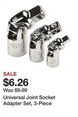 Harbor Freight Tools Universal Joint Socket Adapter Set, 3-Piece offer