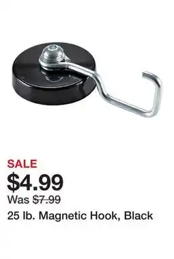 Harbor Freight Tools 25 lb. Magnetic Hook, Black offer