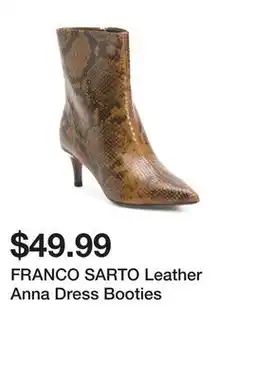 Marshalls FRANCO SARTO Leather Anna Dress Booties offer
