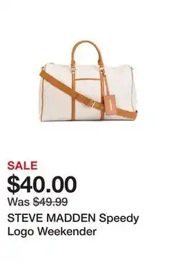 Marshalls STEVE MADDEN Speedy Logo Weekender offer