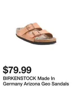 Marshalls BIRKENSTOCK Made In Germany Arizona Geo Sandals offer