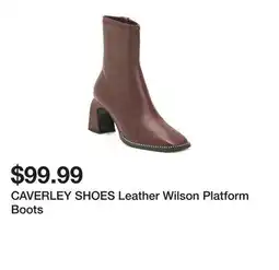 Marshalls CAVERLEY SHOES Leather Wilson Platform Boots offer