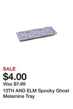 Marshalls 13TH AND ELM Spooky Ghost Melamine Tray offer