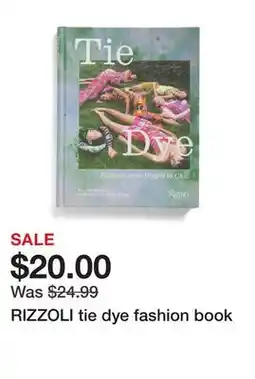 Marshalls RIZZOLI tie dye fashion book offer