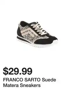 Marshalls FRANCO SARTO Suede Matera Sneakers offer