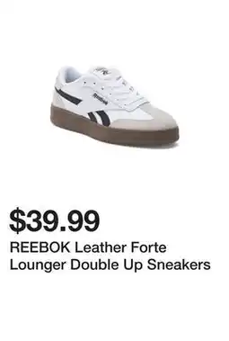 Marshalls REEBOK Leather Forte Lounger Double Up Sneakers offer