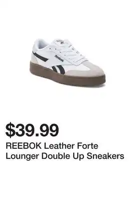 Marshalls REEBOK Leather Forte Lounger Double Up Sneakers offer