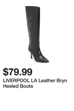Marshalls LIVERPOOL LA Leather Bryn Heeled Boots offer