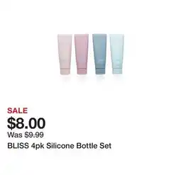 Marshalls BLISS 4pk Silicone Bottle Set offer
