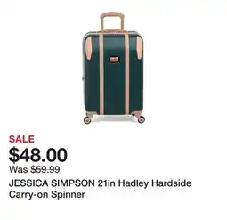 Marshalls JESSICA SIMPSON 21in Hadley Hardside Carry-on Spinner offer