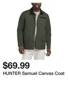 Marshalls HUNTER Samuel Canvas Coat offer
