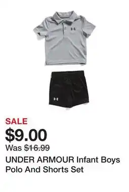 Marshalls UNDER ARMOUR Infant Boys Polo And Shorts Set offer