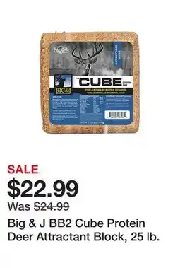 Tractor Supply Company Big & J BB2 Cube Protein Deer Attractant Block, 25 lb offer