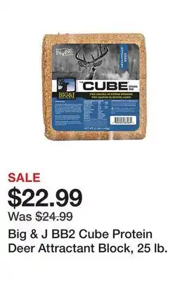 Tractor Supply Company Big & J BB2 Cube Protein Deer Attractant Block, 25 lb offer