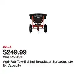 Tractor Supply Company Agri-Fab Tow-Behind Broadcast Spreader, 130 lb. Capacity offer