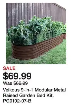 Tractor Supply Company Veikous 9-in-1 Modular Metal Raised Garden Bed Kit, PG0102-07-B offer