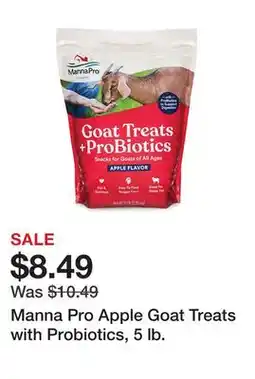 Tractor Supply Company Manna Pro Apple Goat Treats with Probiotics, 5 lb offer
