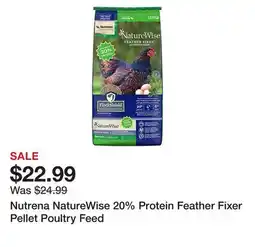 Tractor Supply Company Nutrena NatureWise 20% Protein Feather Fixer Pellet Poultry Feed offer