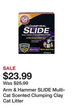 Tractor Supply Company Arm & Hammer SLIDE Multi-Cat Scented Clumping Clay Cat Litter offer