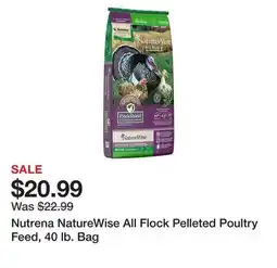 Tractor Supply Company Nutrena NatureWise All Flock Pelleted Poultry Feed, 40 lb. Bag offer