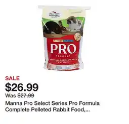Tractor Supply Company Manna Pro Select Series Pro Formula Complete Pelleted Rabbit Food, 50 lb. Bag offer