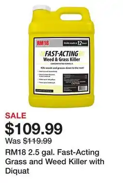 Tractor Supply Company RM18 2.5 gal. Fast-Acting Grass and Weed Killer with Diquat offer