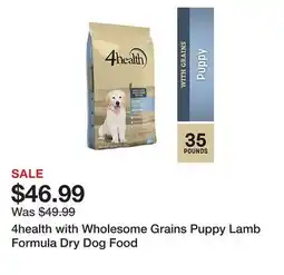 Tractor Supply Company 4health with Wholesome Grains Puppy Lamb Formula Dry Dog Food offer