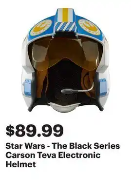 Best Buy Star Wars - The Black Series Carson Teva Electronic Helmet offer