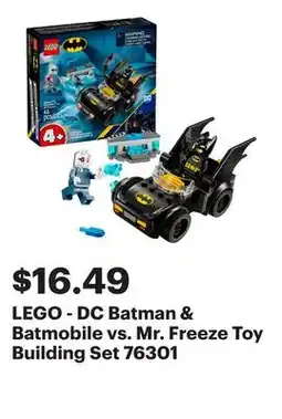 Best Buy LEGO - DC Batman & Batmobile vs. Mr. Freeze Toy Building Set 76301 offer