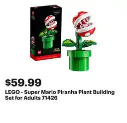 Best Buy LEGO - Super Mario Piranha Plant Building Set for Adults 71426 offer