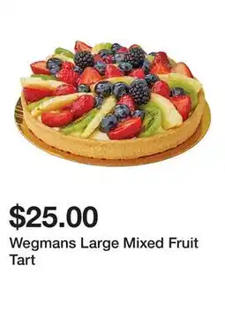Wegmans Wegmans Large Mixed Fruit Tart offer