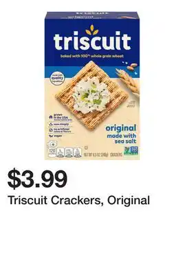 Wegmans Triscuit Crackers, Original offer