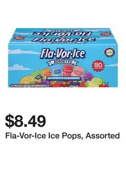 Wegmans Fla-Vor-Ice Ice Pops, Assorted offer